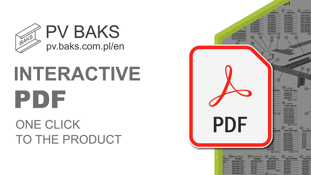 Interactive PDF | One Click to the Product