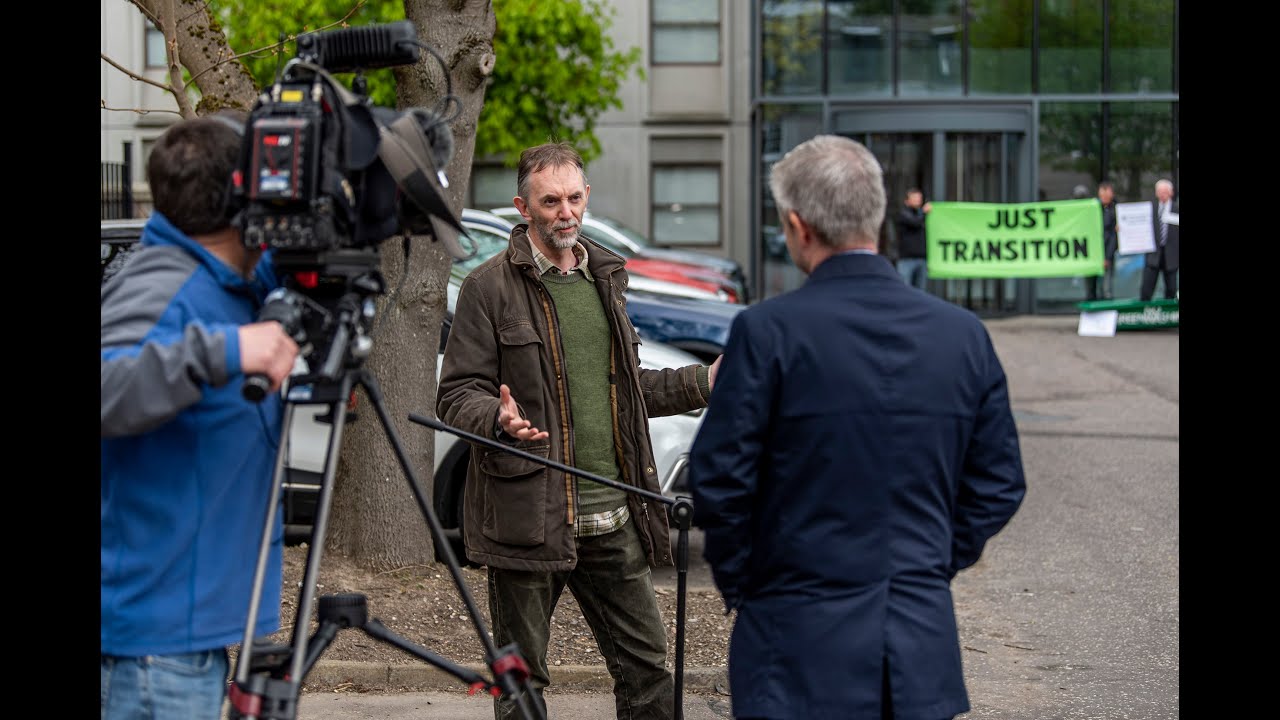 Greenwash Action at the North Sea Transition Authority, Aberdeen