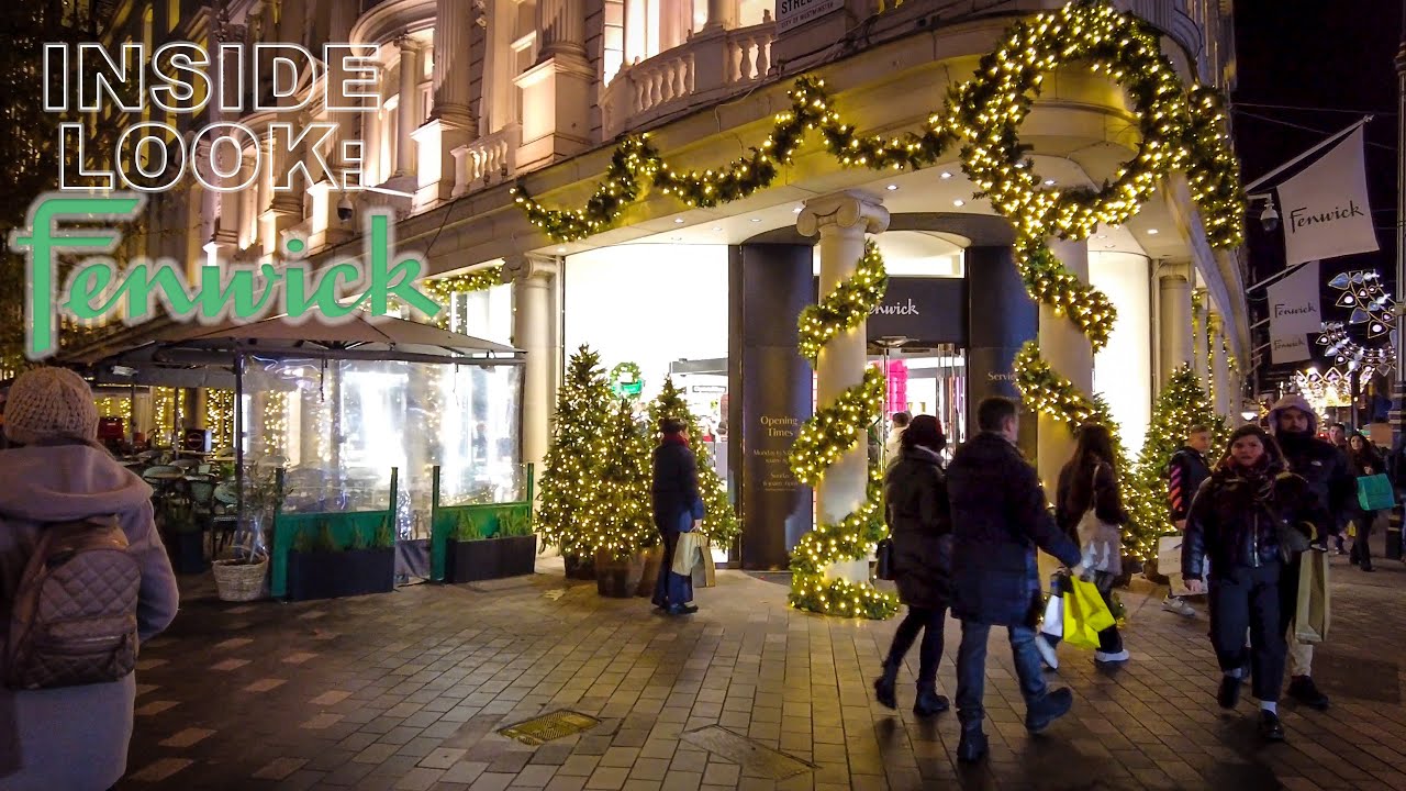 London's Fenwick's Luxury Department Store 🛍️ Walking Tour New Bond Street [4K]