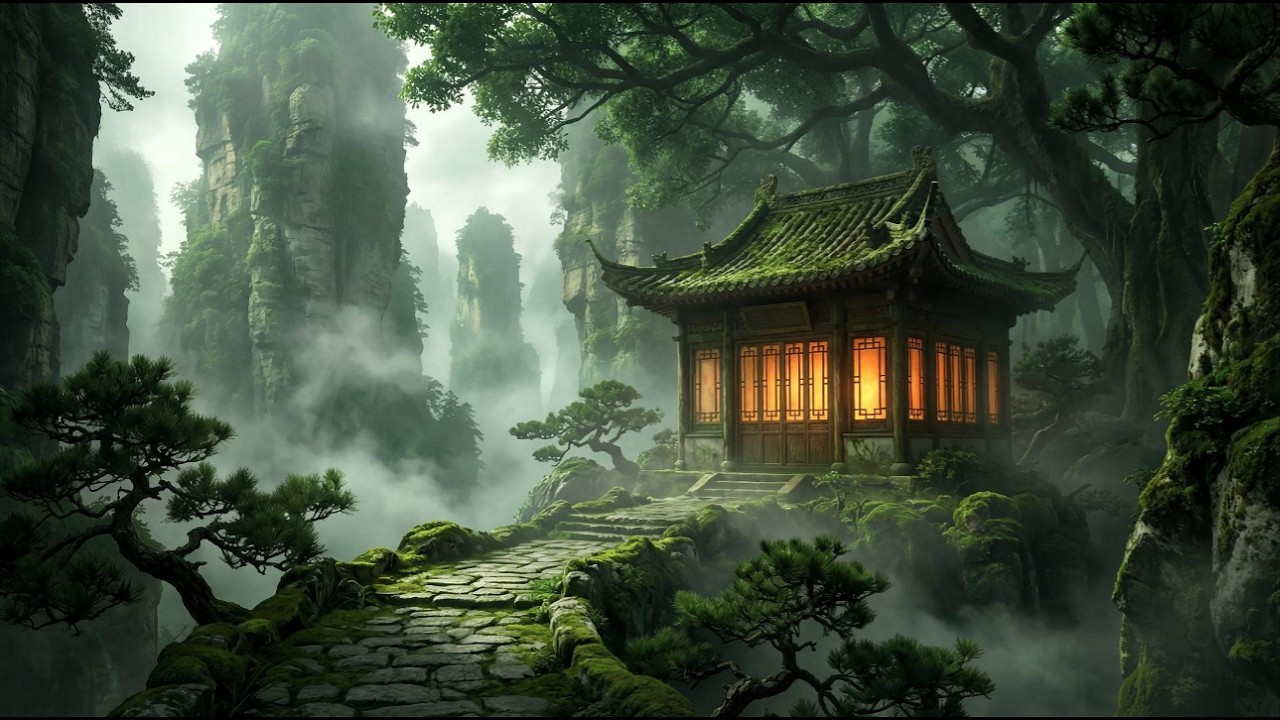 The Veiled Pavilion (幽亭) | Original Chinese Zen Album | 1 Hour of Guqin & Xiao Flute Music