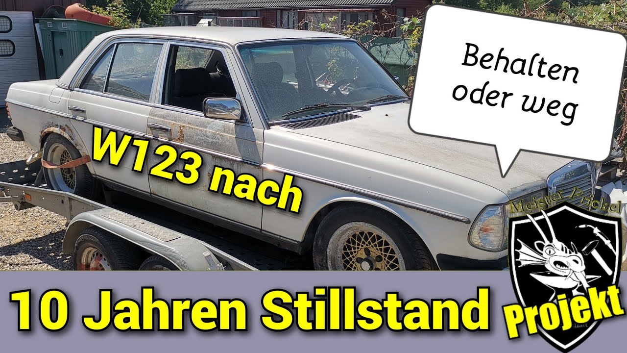 Mercedes W123 nach 10 Jahren Standzeit