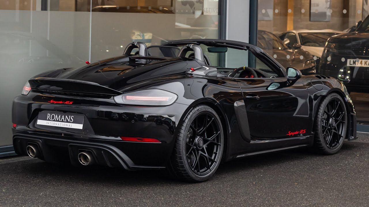 2024 Porsche 718 Spyder RS - Black - Walkaround + Startup