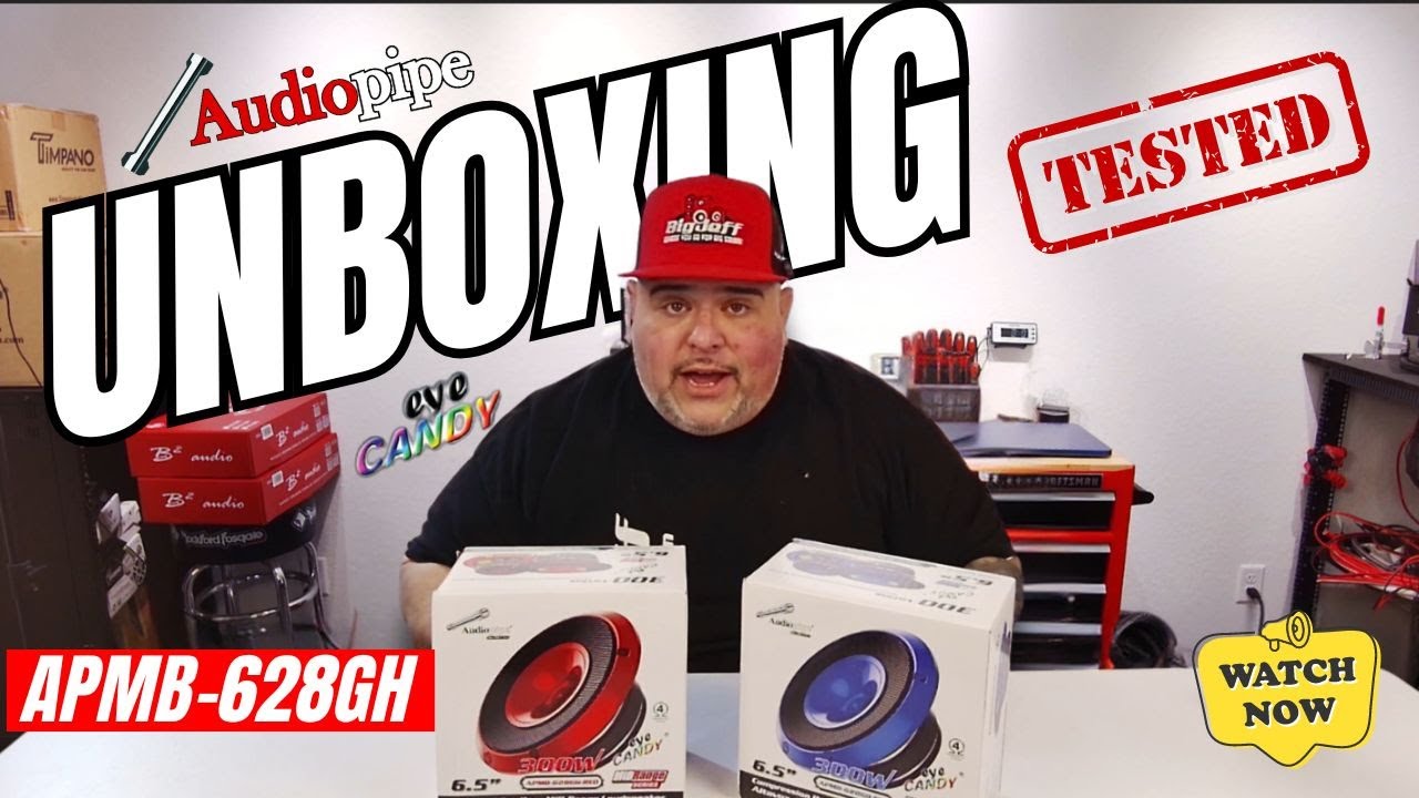 Loud & Clear? Audiopipe APMB-628GH Speakers: UNBOXING & SOUND TEST By Big Jeff Audio