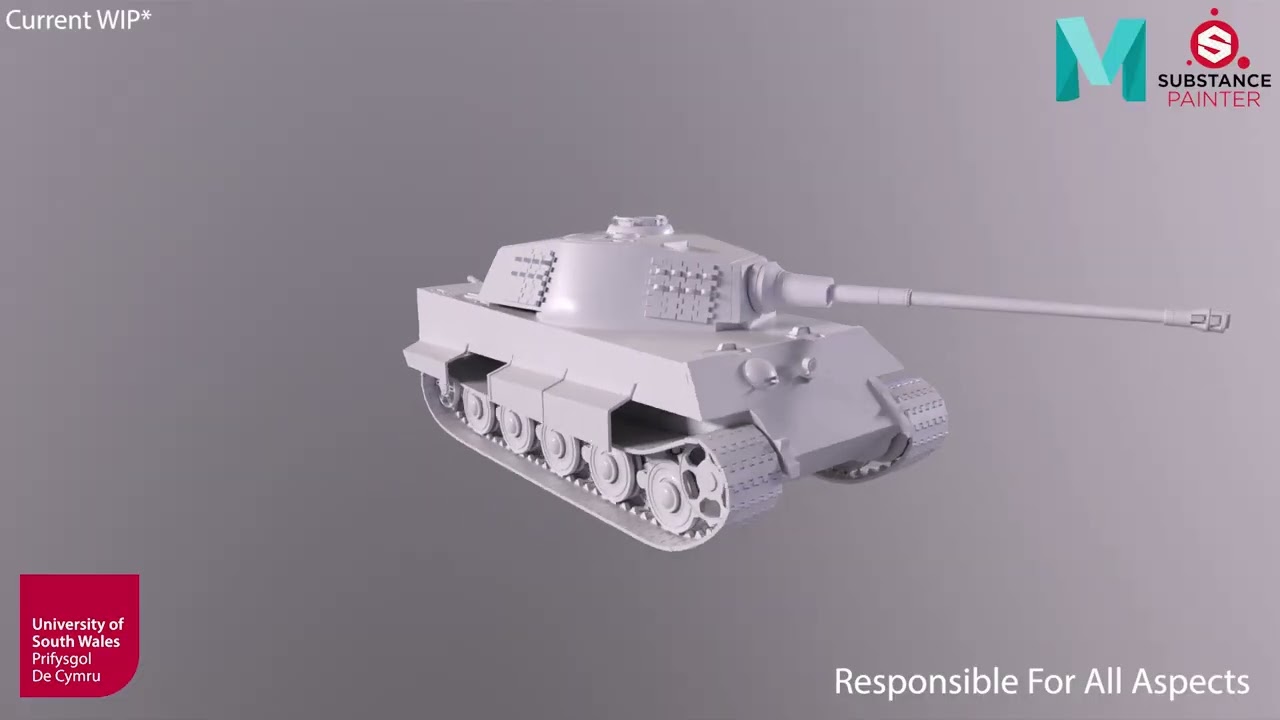 Jamie White Hard Surface 3D Artist Showreel