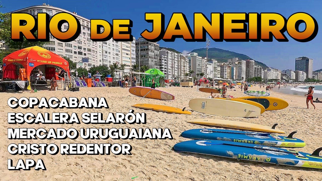Explorando los LUGARES MAS FAMOSOS de RIO DE JANEIRO | BRASIL 4K 🇧🇷