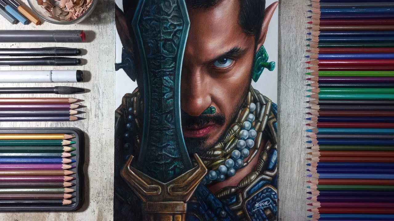 Drawing Namor (Black Panther: Wakanda Forever) | Fame Art