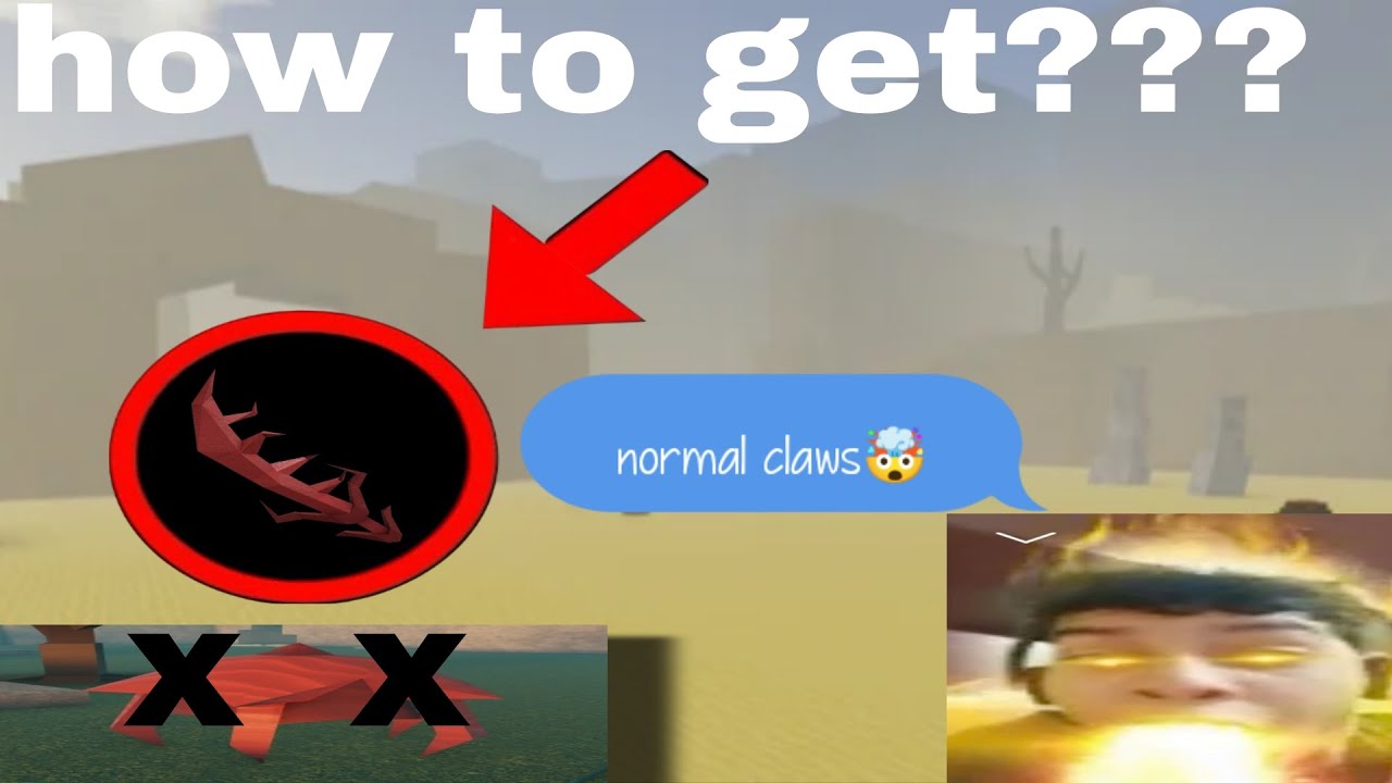 How to get normal claws in pilgrammed!