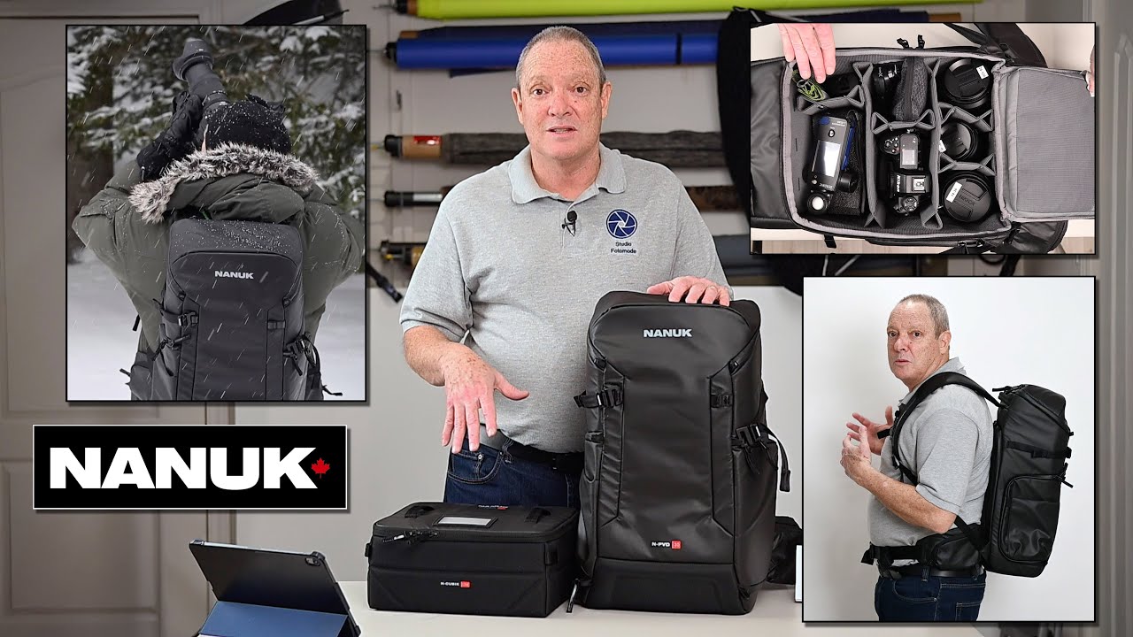 Nanuk sac à dos N-PVD 30L et organisateur N-Cubik 13M.