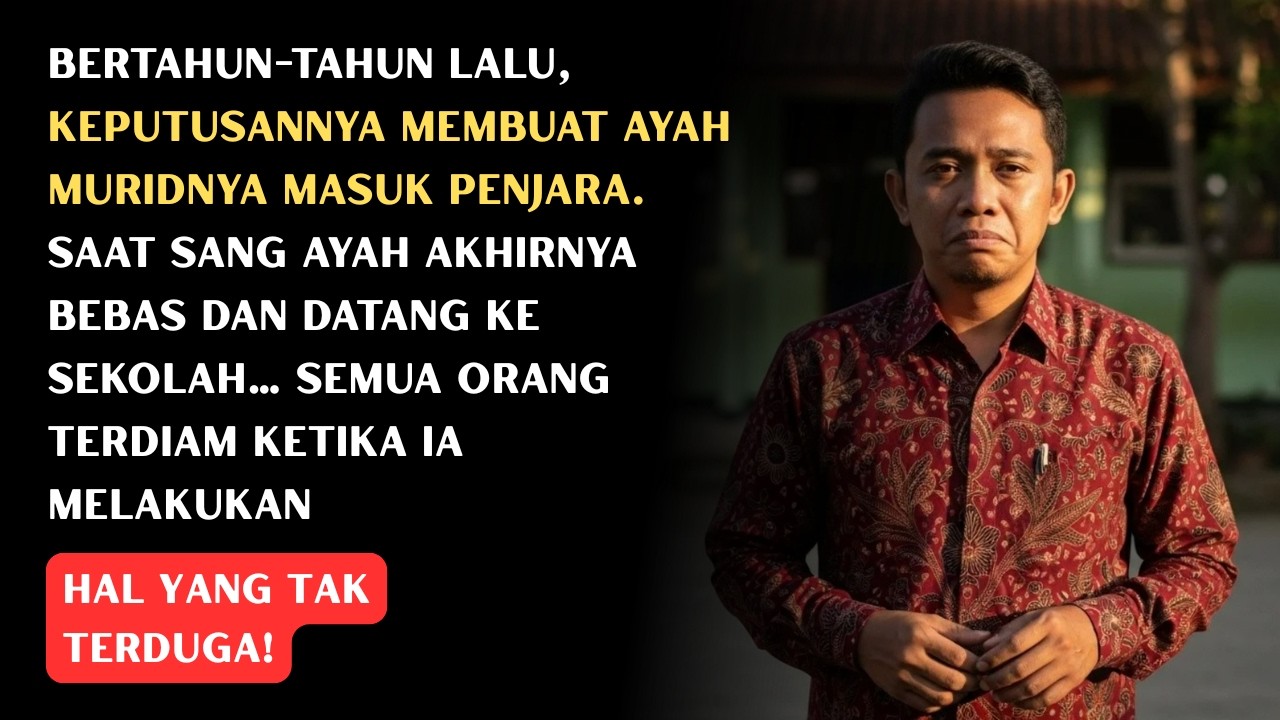 GURU INI DIHADAPKAN MURID YANG AYAHNYA DIPENJARA KARENA KEPUTUSANNYA, AKU SYOK SAAT TAU BALASANNYA..