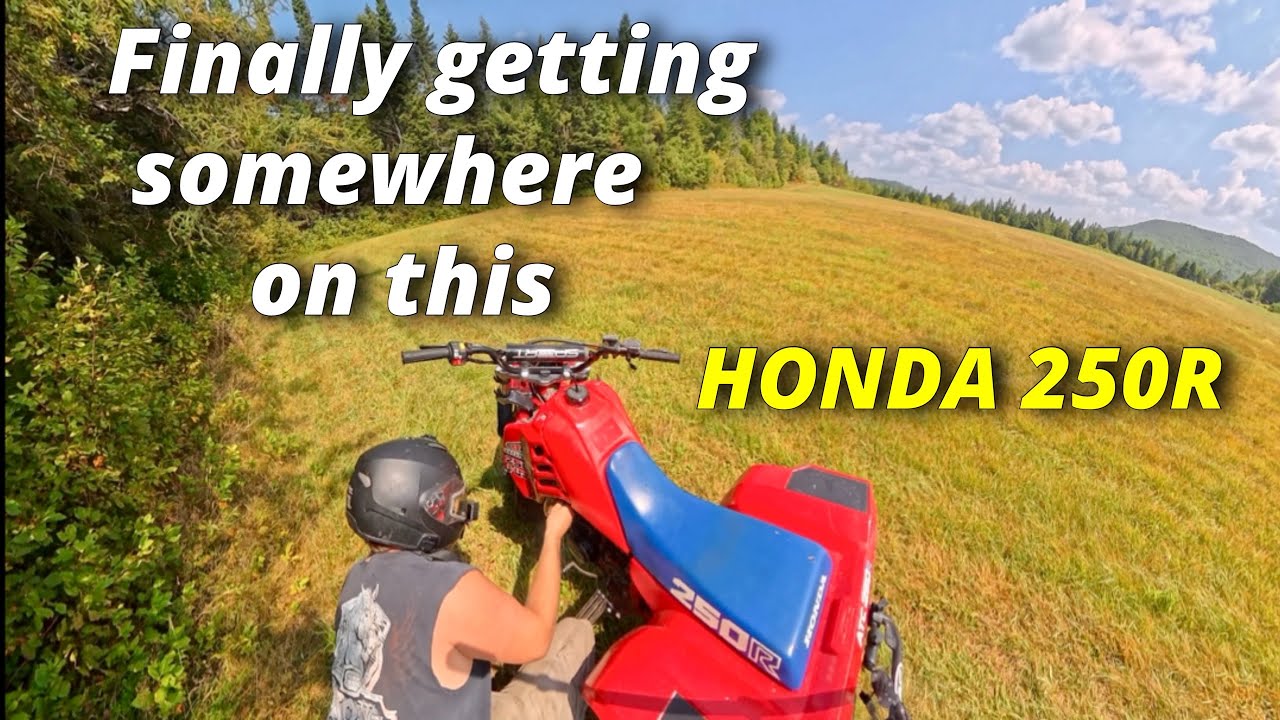 1985 Honda ATC 250R Getting Dialed in..