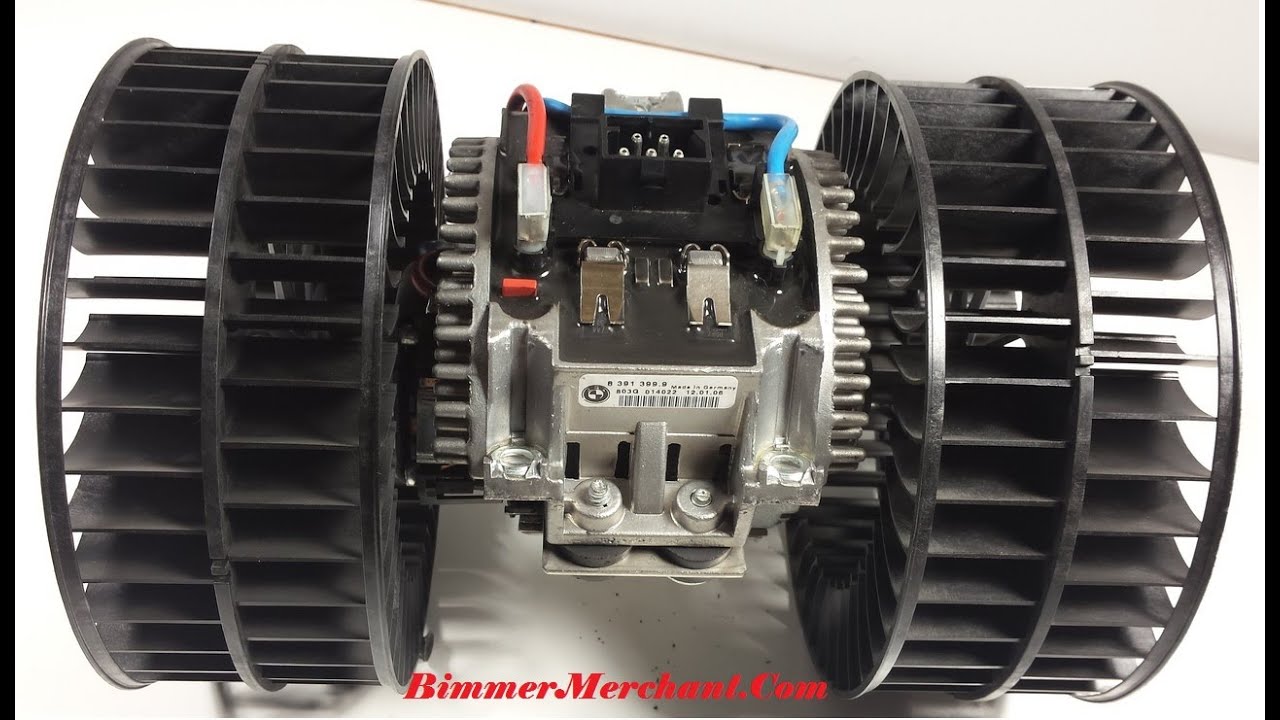 BMW E38 740 750 Final Stage Resistor Blower Motor Removal