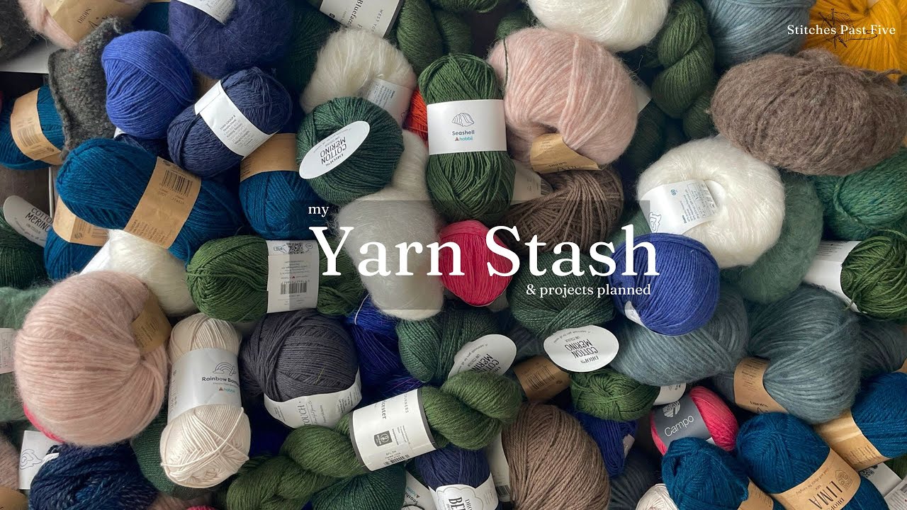 Yarn Stash Tour + What I'm Knitting Next | Stash Projects & Plans