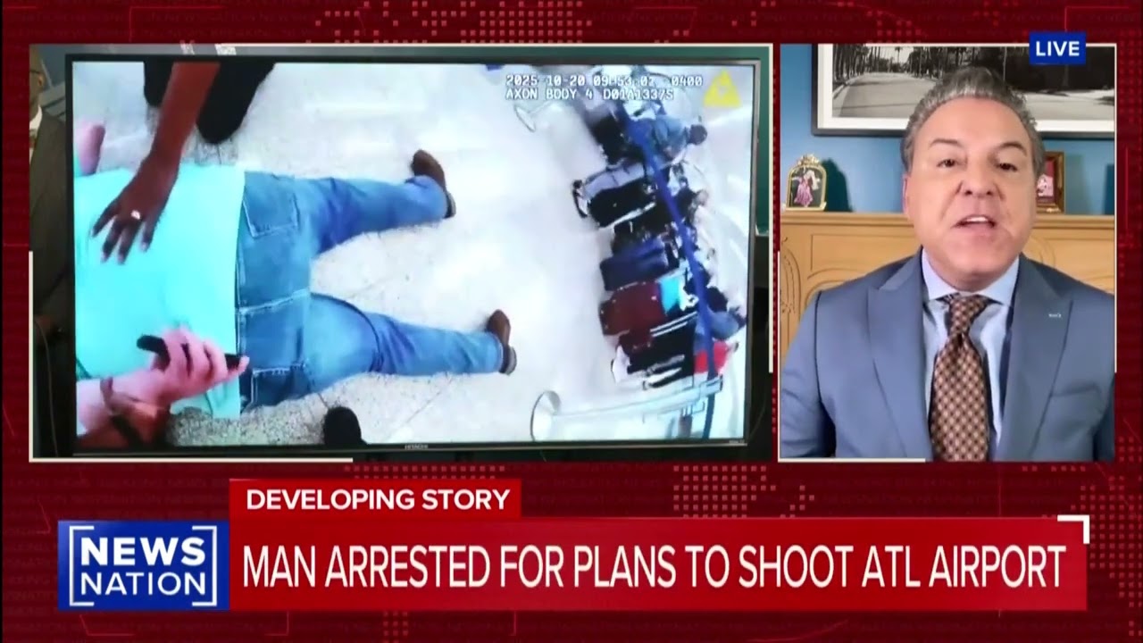 Man Arrested for Attempted Mass Shooting at Airport   News Nation   10 22 25