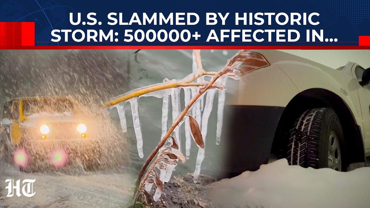 Snow And Ice Apocalypse Hits US: Flights Grounded, Roads Turn Nightmare & Chaos Grips Nation | Fern