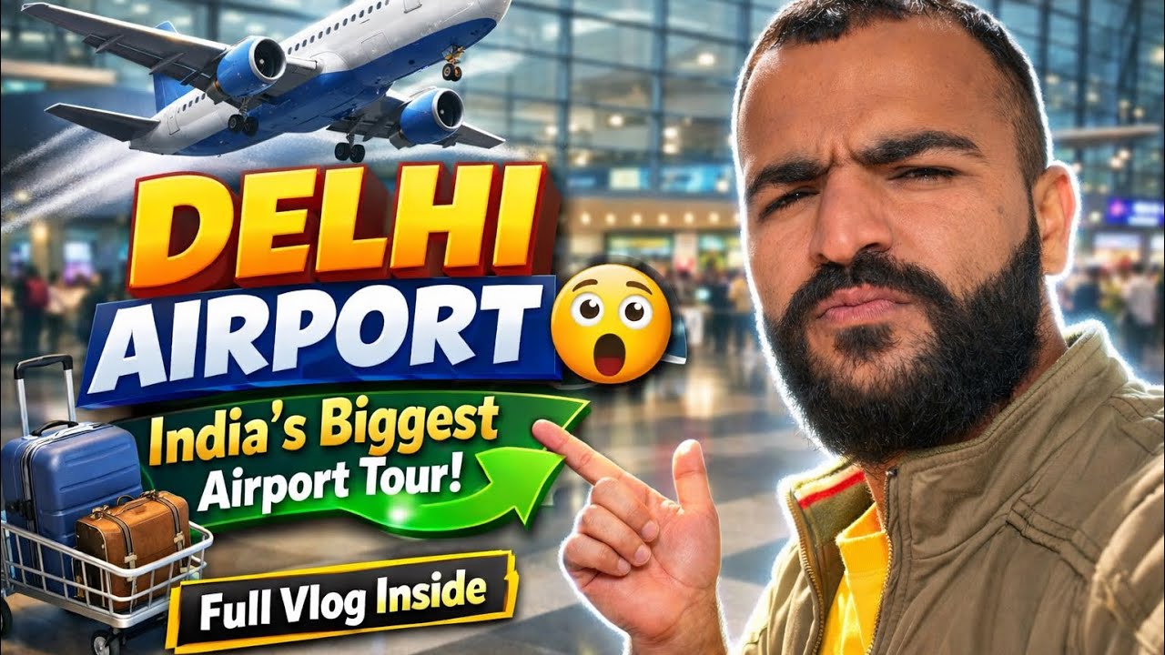 New Delhi Airport Full Tour 2026 ✈️ | Inside Indira Gandhi International Airport Terminal 3 | 😮