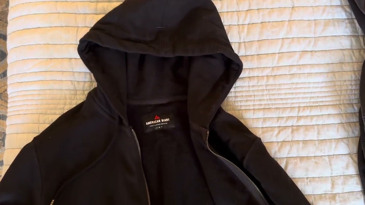 American Giant classic zip hoodie 2017 vs 2024