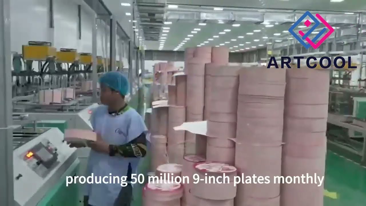 How Paper Plates are Manufactured at Artcool Overseas Factory?