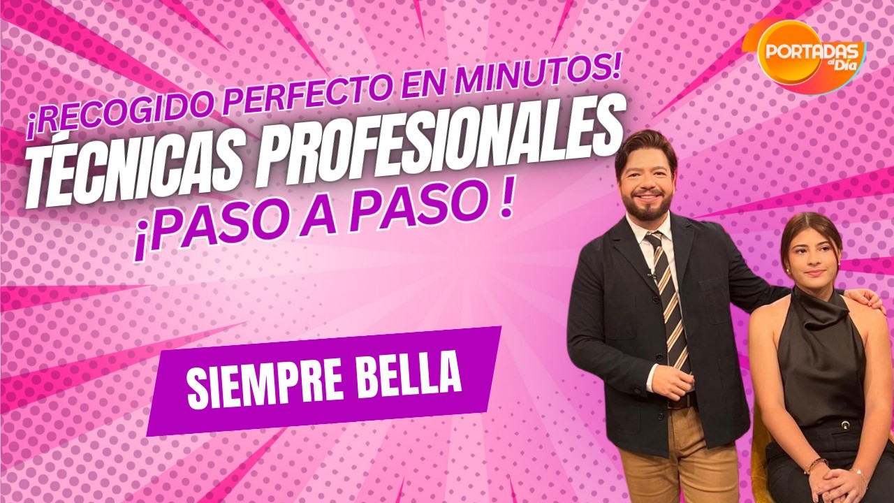 ¡RECOGIDO PERFECTO EN MINUTOS! 🎀 Técnicas Profesionales Paso a Paso