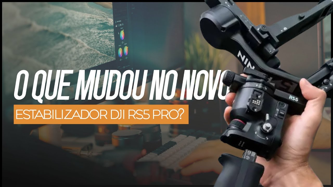 O QUE MUDOU NO NOVO DJI RS5 PRO? REVIEW!