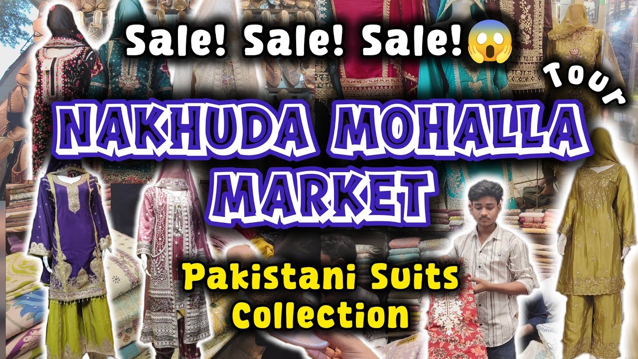 Nakhuda Mohalla Market 2025🛍️| Kashmiri, Banarasi, Pakistani Suits at Shocking 😱Prices! #viral#video