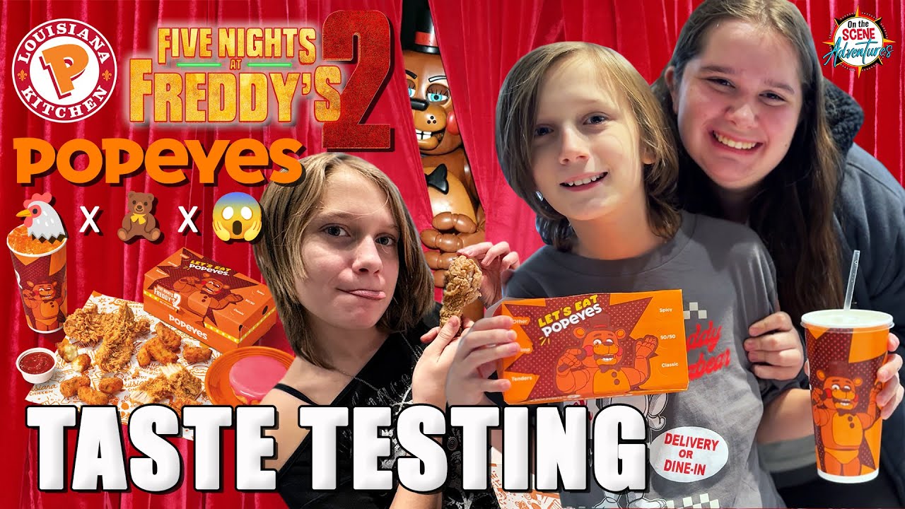 Дегустация хрустящего меню Freddy Fazbear от POPEYES — МЕНЮ Five Nights at Freddys 2 — Насколько ...