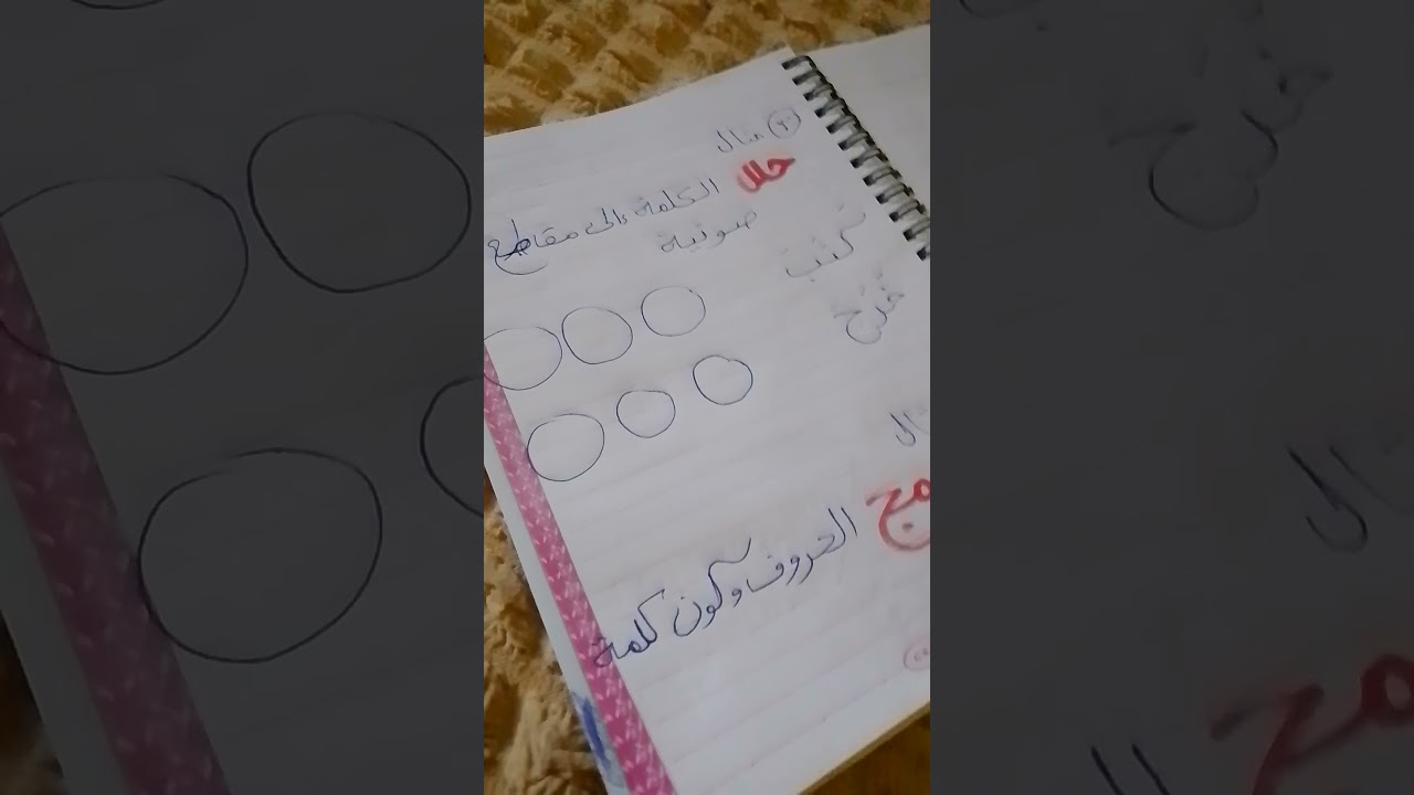 تمارين علي حركه الفتح مع شرح  حلل الكلمه و أدمج الكلمه