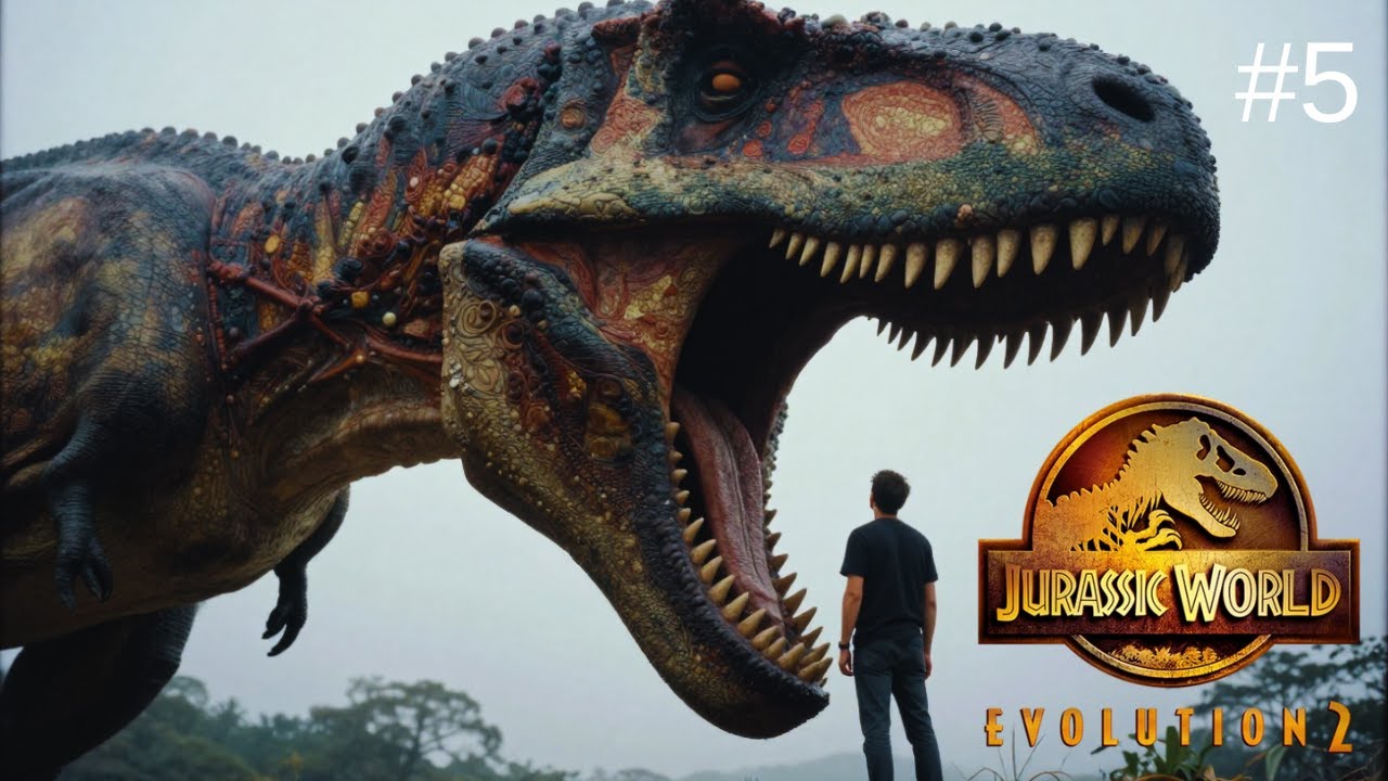 Я ЗРОБИВ СВОГО ТИРЕКСА В ГРІ Jurassic World Evolution 2!!!🦖💀🦖 #5