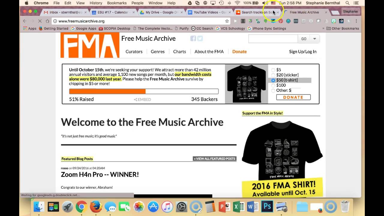 Finding Creative Commons License Music