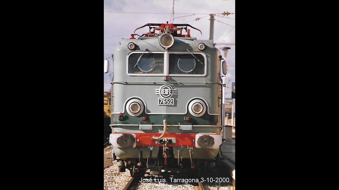 Tren histórico Barcelona Tarragona año 2000 Renfe 276