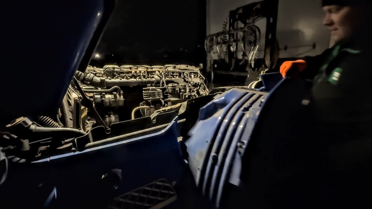 Scania R dziwne piski spod kabiny które zaniepokoiły kierowcę . Co tym razem było przyczyną awarii ?