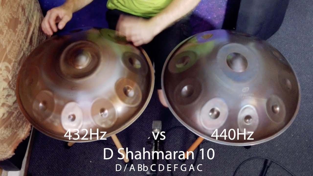 Celestial Sound  432Hz vs 440Hz Handpan D Shahmaran 10 (AmaRa  Celtic Minor)