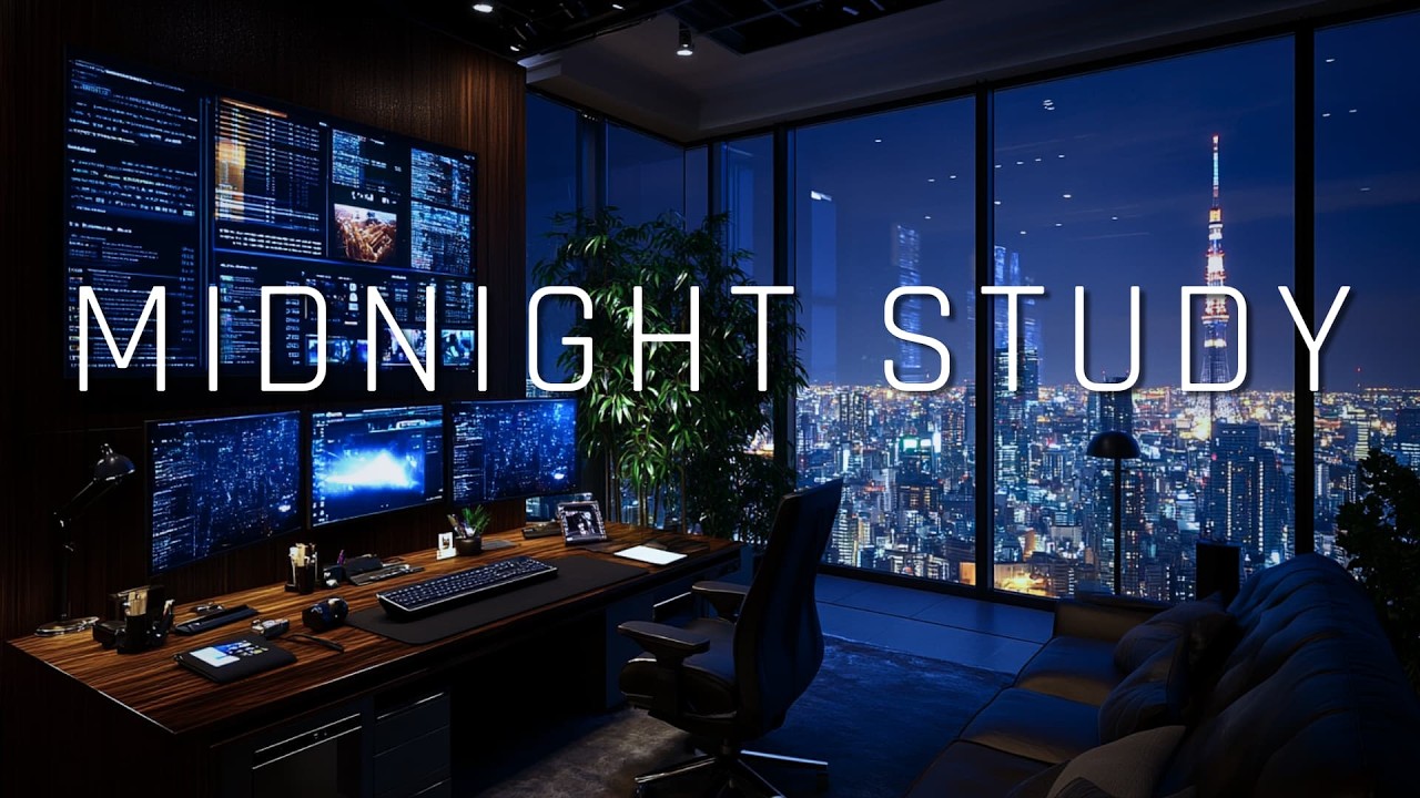 MIDNIGHT STUDY – Deep Focus Music for Late Night Learning