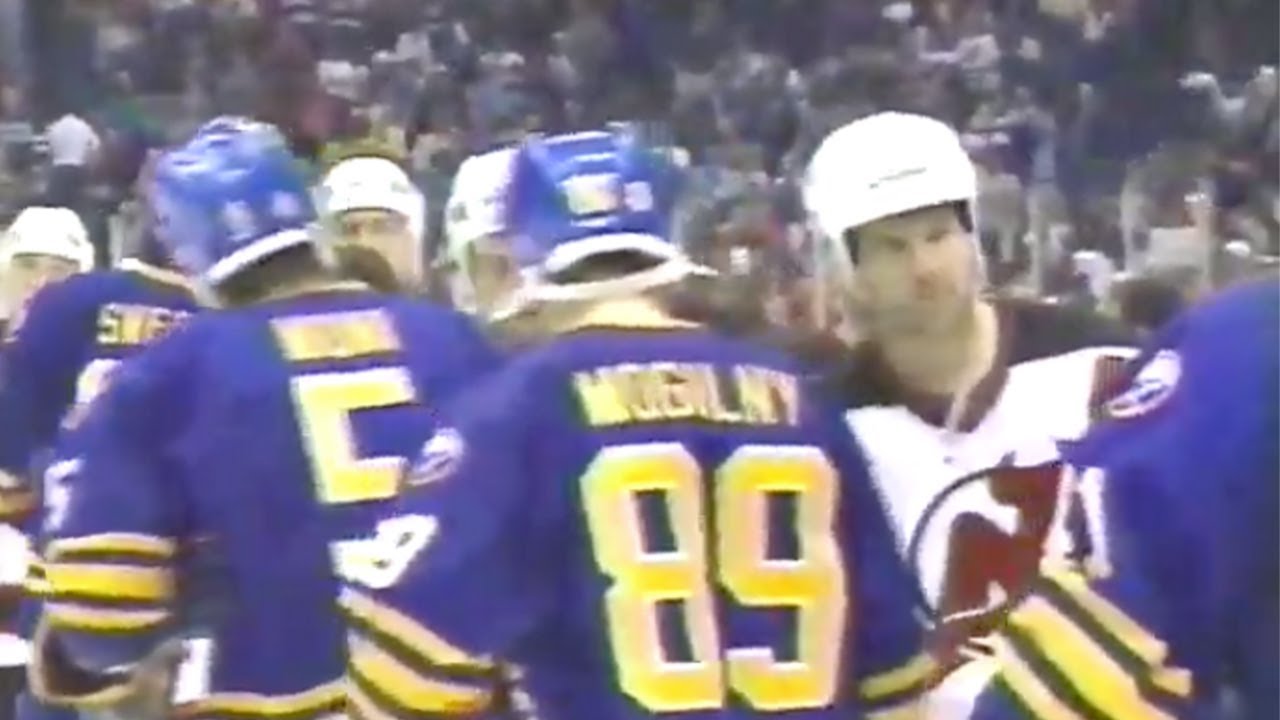 Devils vs. Sabres 1994 ECQF - Final 5 Minutes, Handshakes