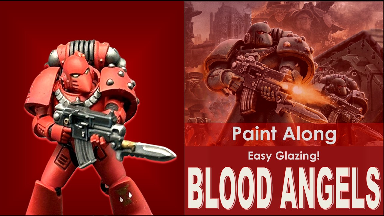 How to paint Blood Angels – Easy Glazing (Mk VI Corvus Pattern) for Warhammer Horus Heresy