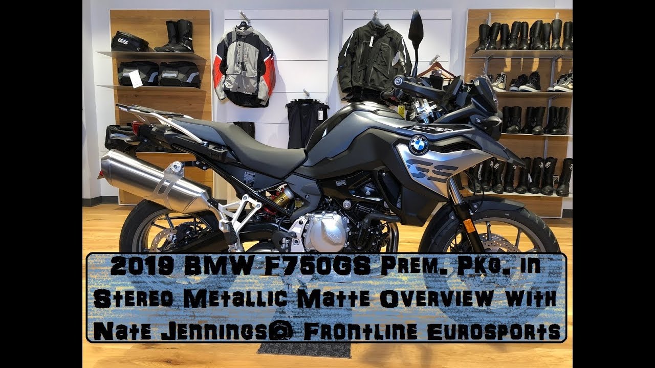 1st 2019 BMW F750GS in Stereo Metallic Matte Overview @ Frontline Eurosports with Nate Jennings