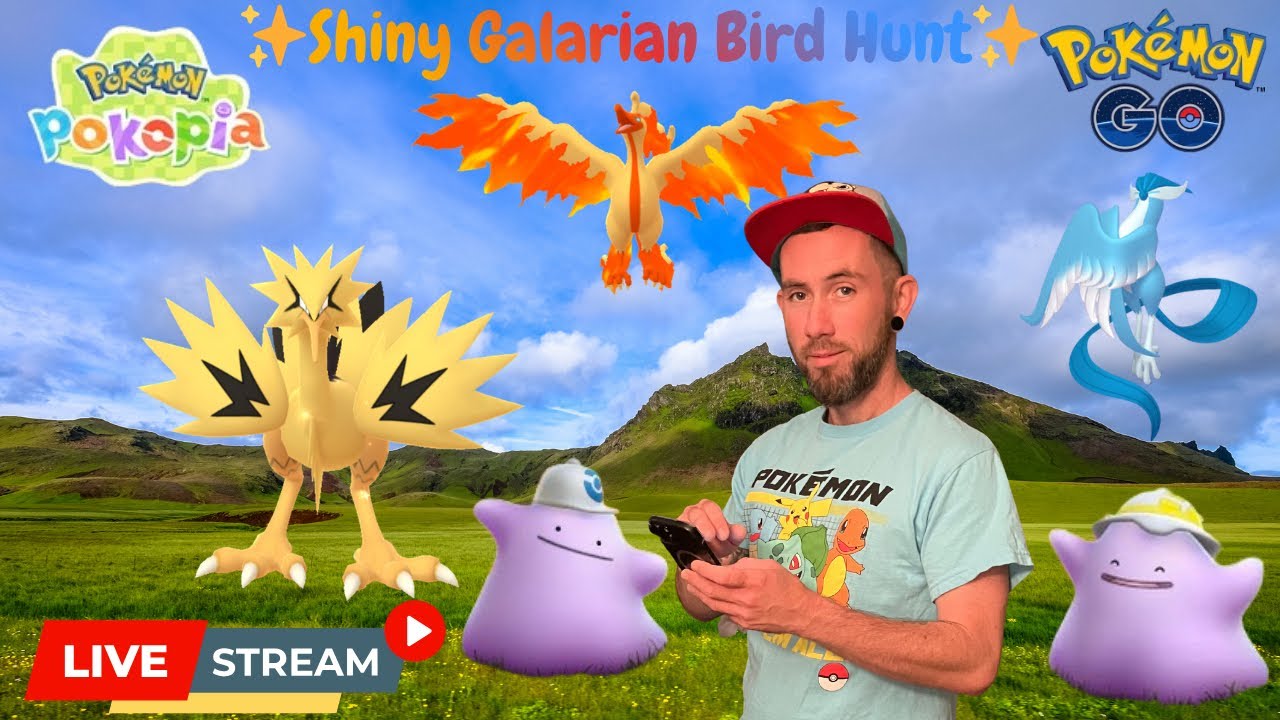 ✨*NEW* event✨COSTUME Ditto, Galarian bird hunt, PvP & more! Pokémon Go LIVE🤞