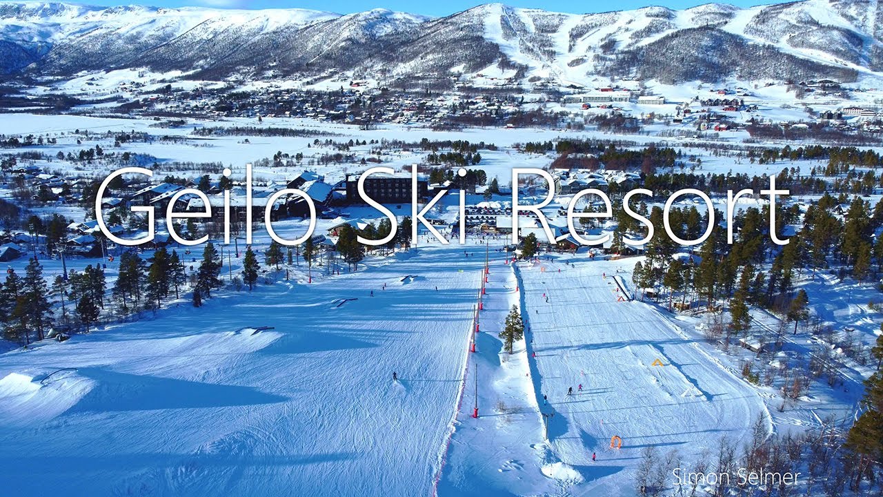 Geilo Ski Resort - SkiGilo / Norway - 4K Drone Video