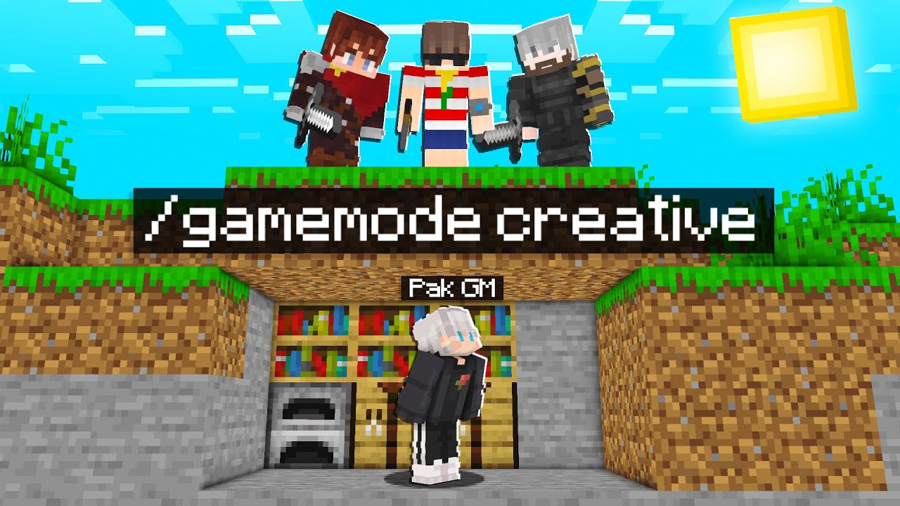 Manhunt, tapi Aku Diem-diem Pakai Gamemode Creative