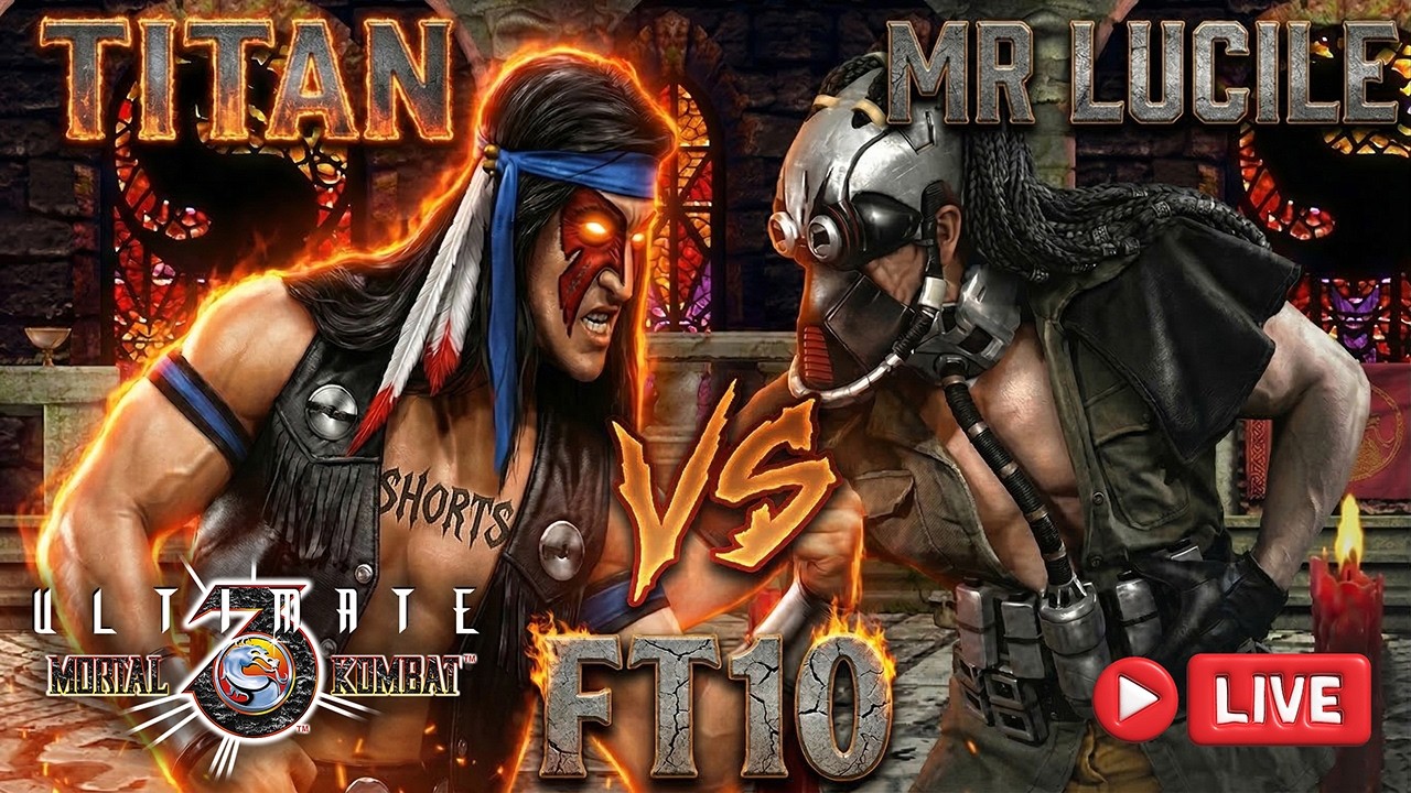 #shorts TITAN VS MR LUCILE (ONAGA) - FT10 - ULTIMATE MORTAL KOMBAT 3