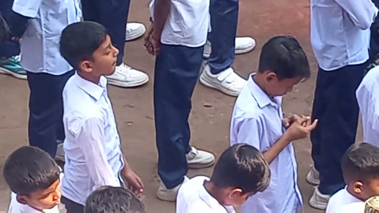 My school is doing PT and singing the national anthem