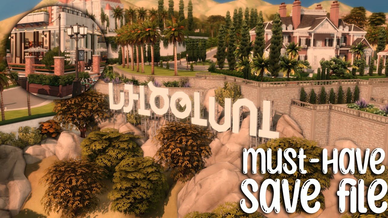 The ULTIMATE CC-Free Save File 😍 | The Sims 4 Save File Review