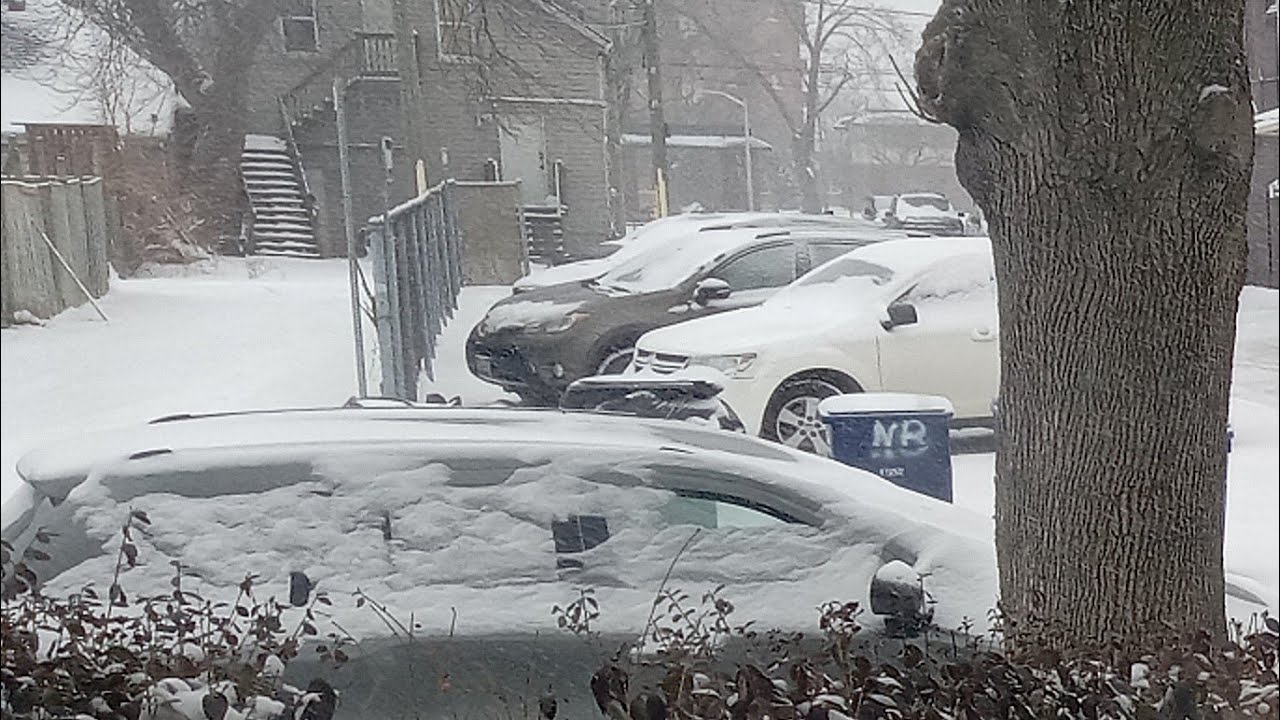 Snowing here again. SLS.