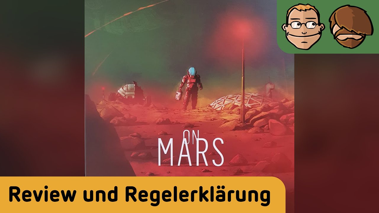 On Mars –Brettspiel - Review und Regelerklärung