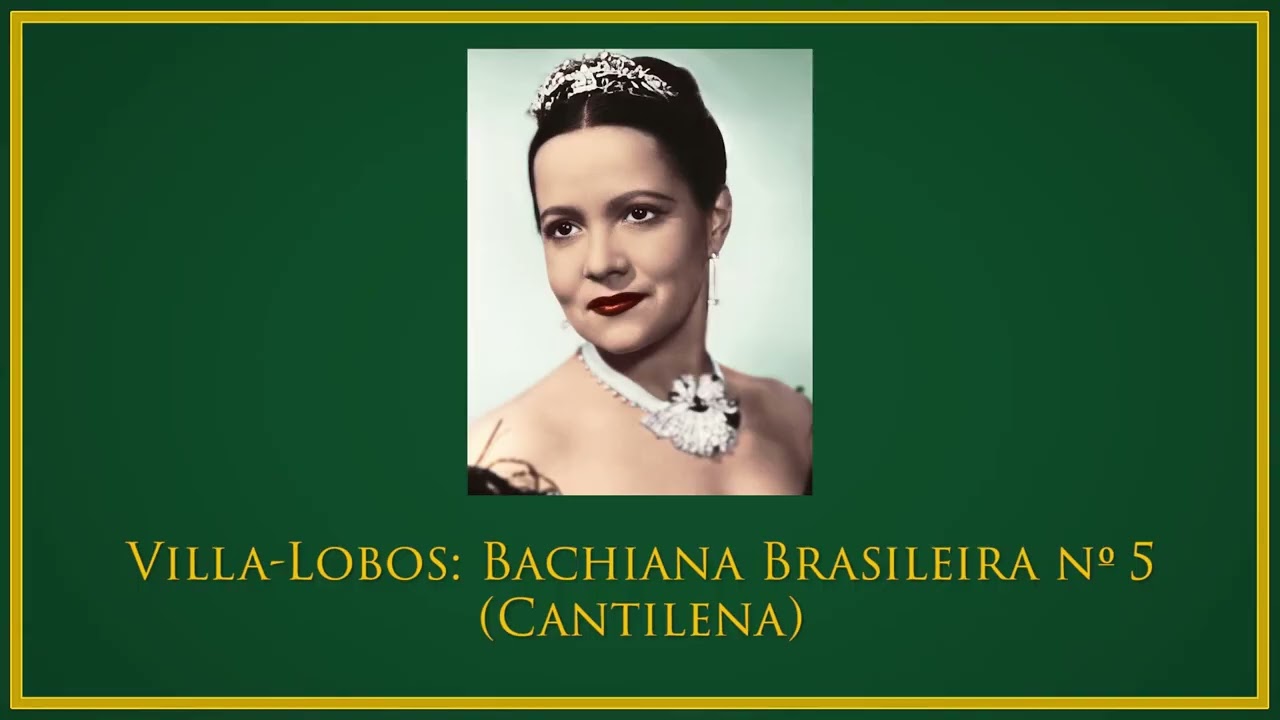 Bachiana Brasileira nº 5 Cantilena - Bidu Sayão (subtitulada en portugués e inglés)