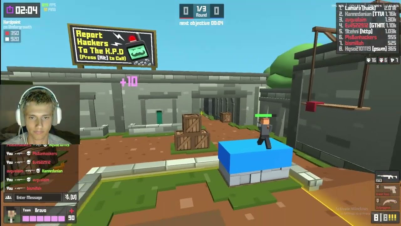 Krunker Ranked Top Fragger