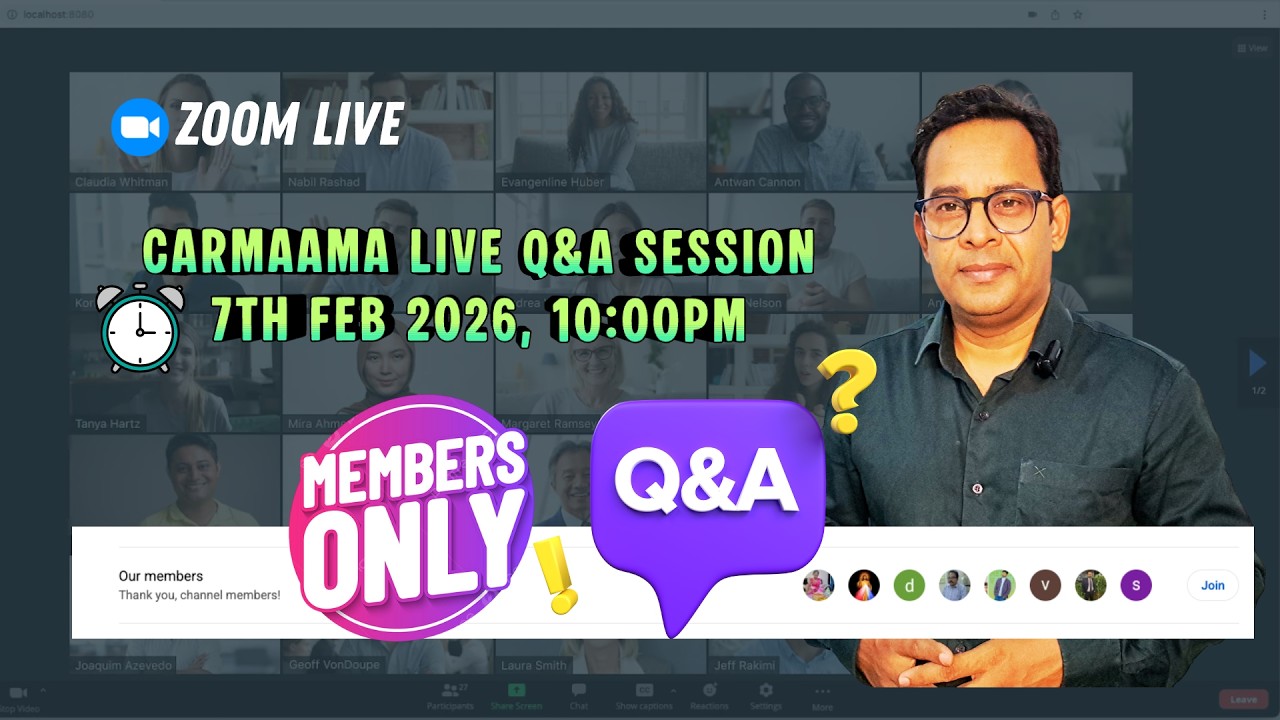 WEEKLY Q&A CALL FOR COMMUNITY MEMBERS