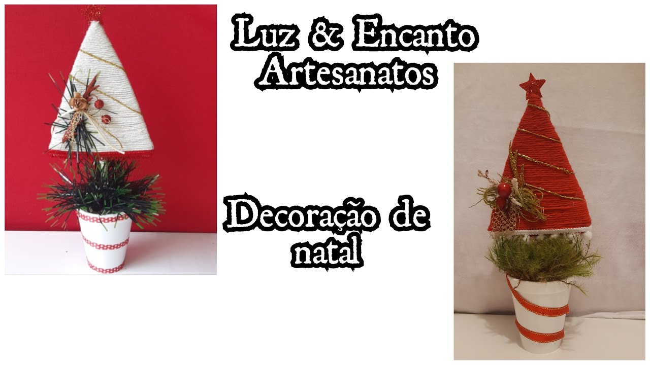 DIY| DECORAÇÃO DE NATAL RECICLANDO ISOPOR E PAPELÃO