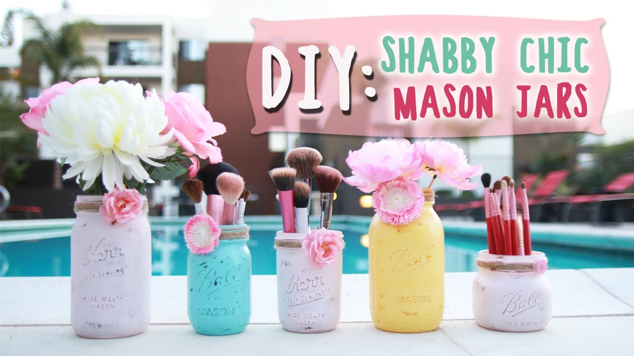 DIY: Shabby Chic Mason Jars! | ilikeweylie