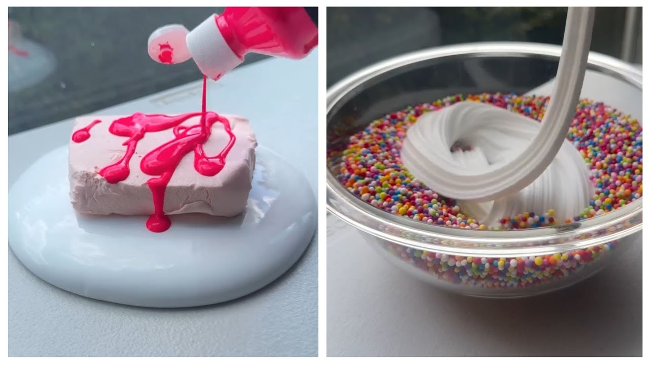 satisfying slime ASMR video [ Most Satisfying slime videos