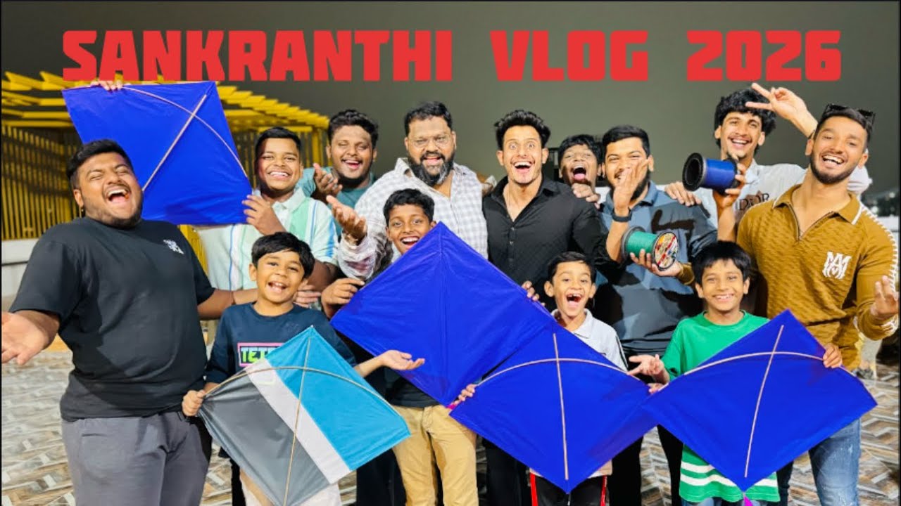 SANKRANTHI VLOG 2026 | KAI PO CHE | KITES FESTIVAL 2026 | Hyderabad #kiteflying #sankranthi #kite 